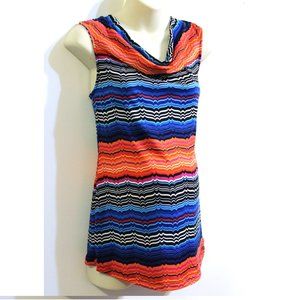 Three Seasons Women's Maternity Tunic Top Size M Medium Sleeveless Orang…